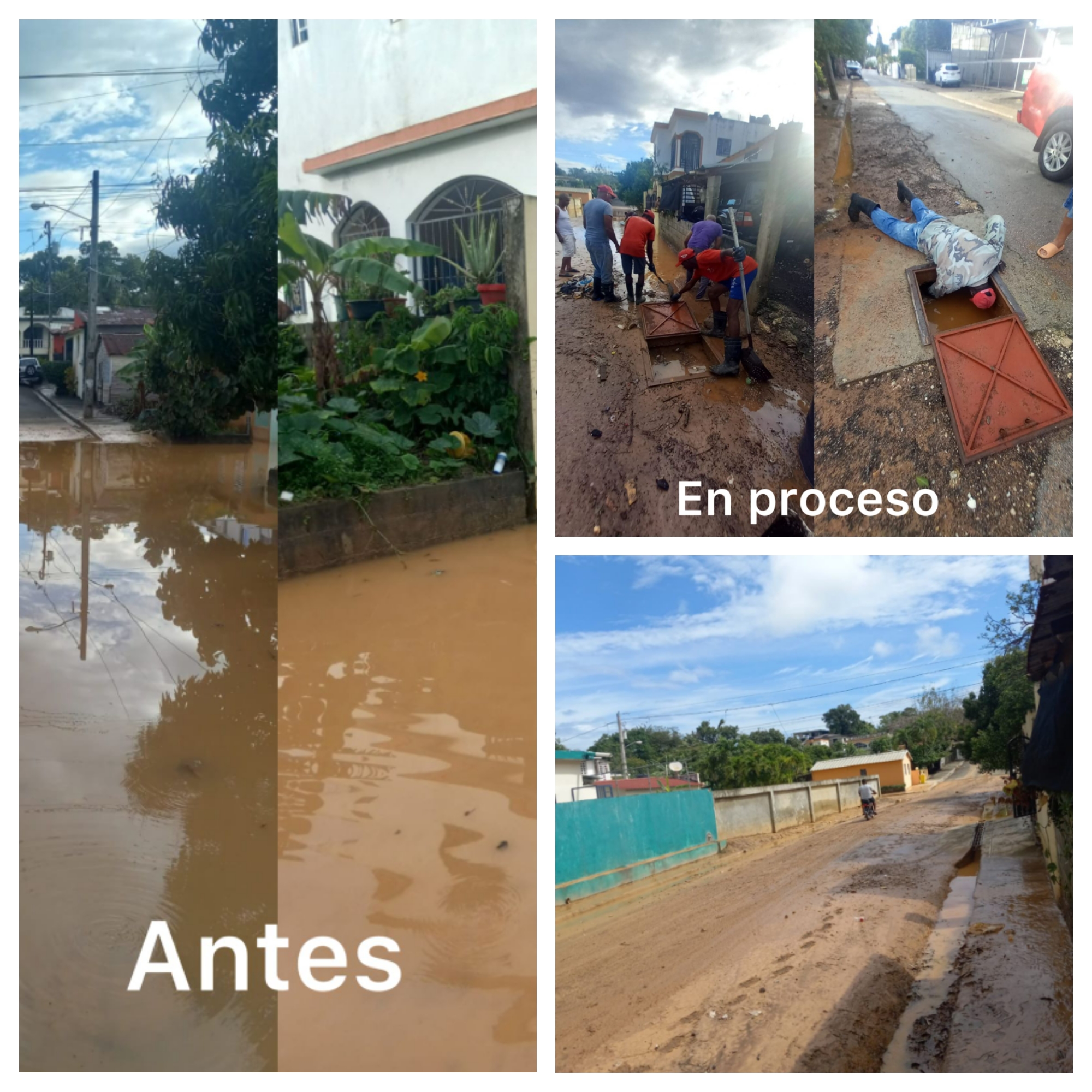 Alcaldía de Río San Juan actúa con rapidez y eficiencia ante inundaciones en Santa Lucía